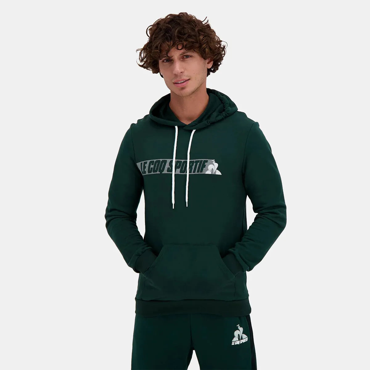 Sweat Le Coq Sportif Contemporain mit Kapuze