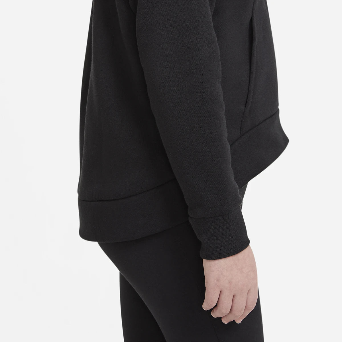Nike Junior Mädchen Sportswear Club Fleece Sweatshirt mit durchgehendem Reißverschluss und Kapuze