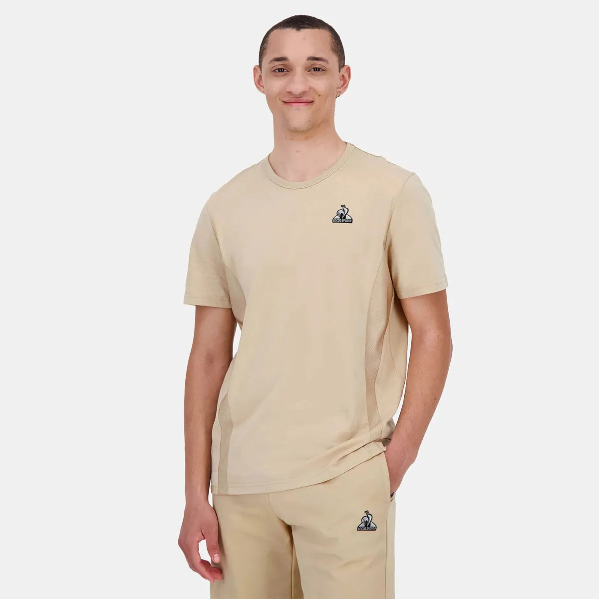 T-Shirt Le Coq Sportif Silber