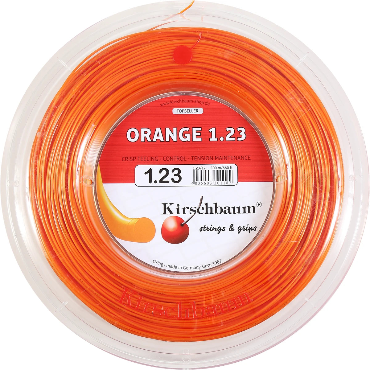 Saitenrolle Kirschbaum Super Smash Orange (200 Meter)