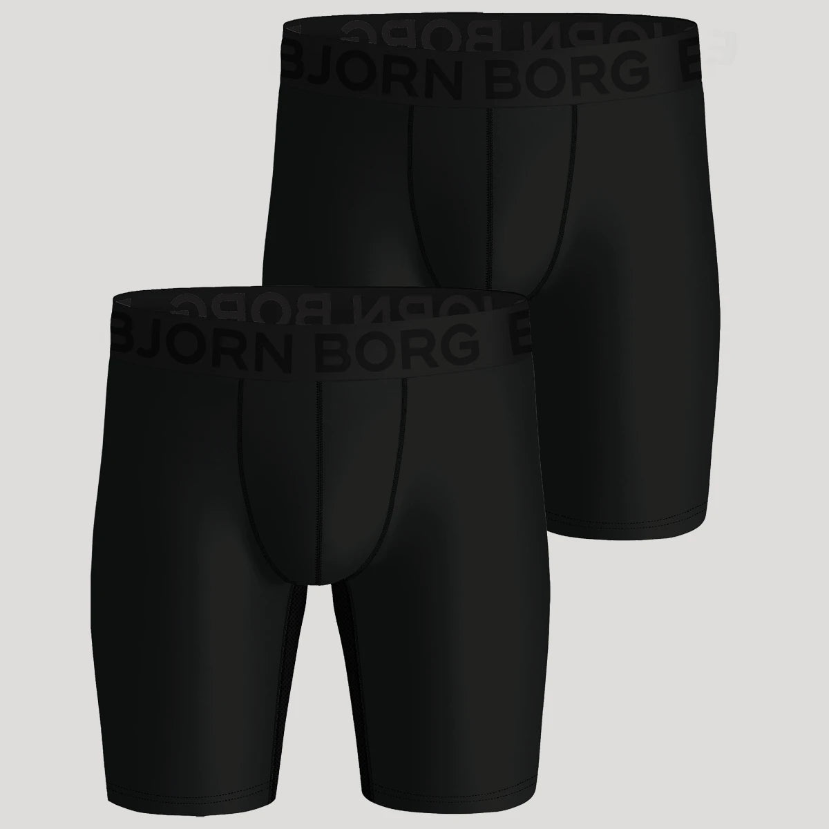Pack mit 2 Bjorn Borg Sports Mesh Long Boxershorts