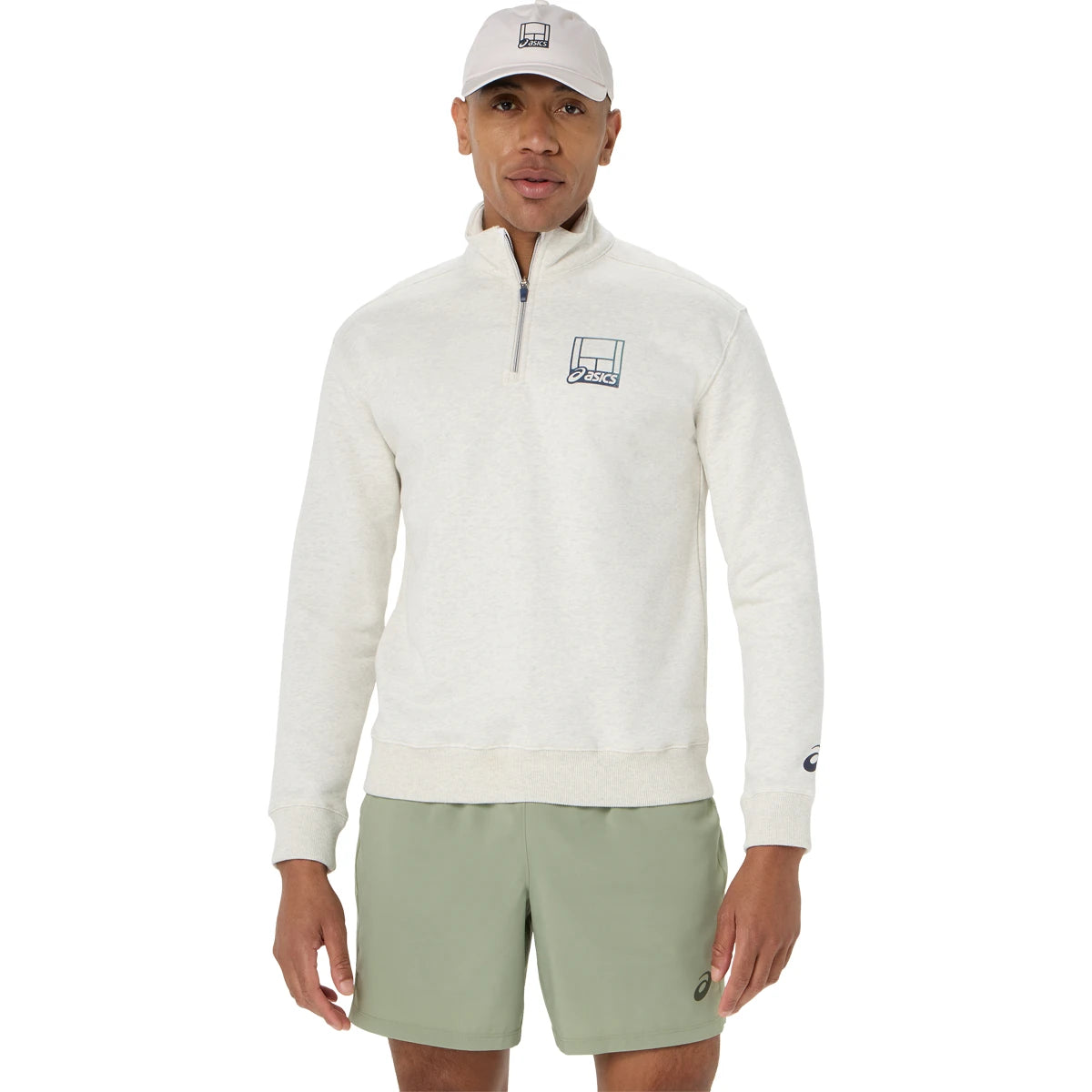 Sweatshirt Asics Court Graphic 1/2 Zip