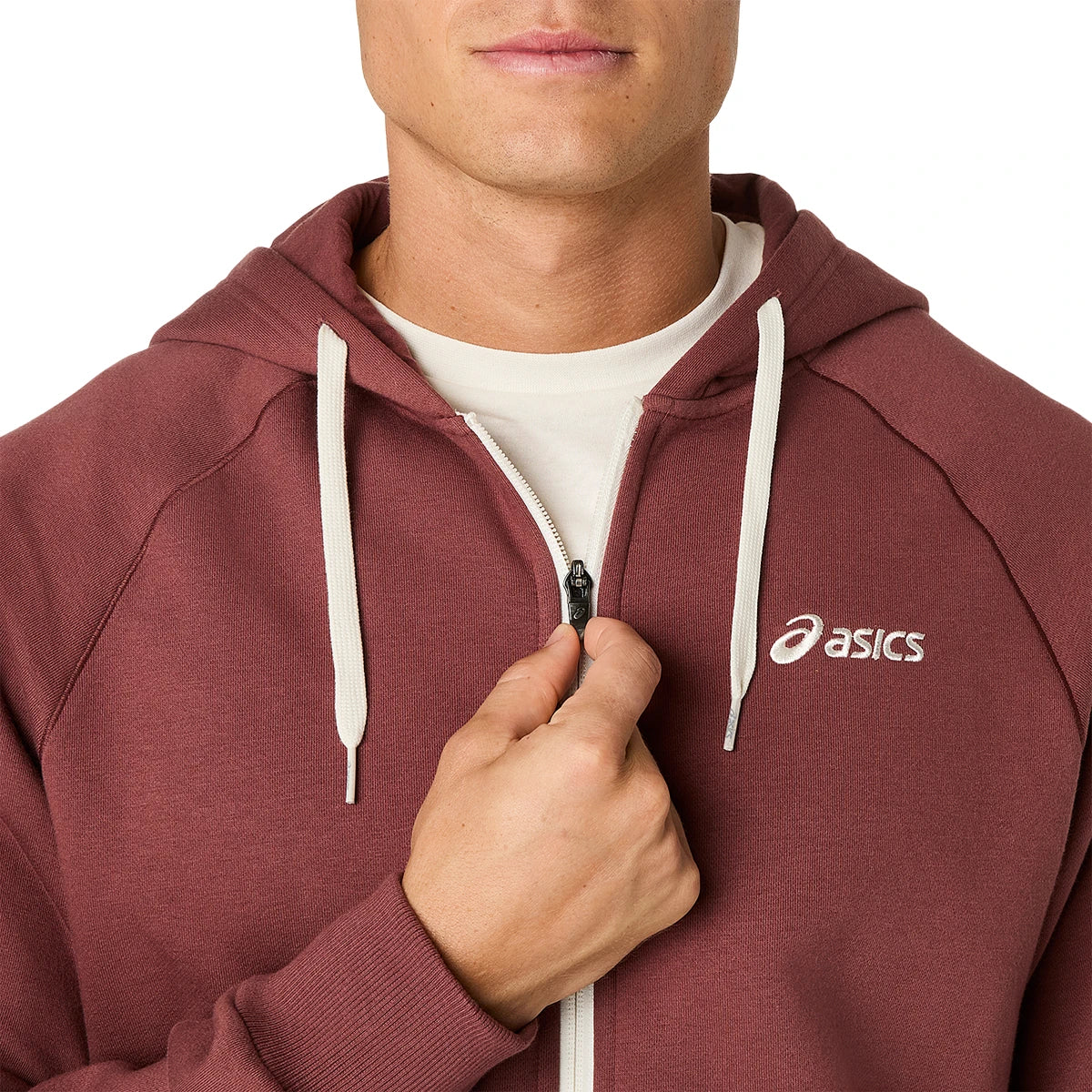 Asics Sweatshirt mit Kapuze Fleece Full Zip