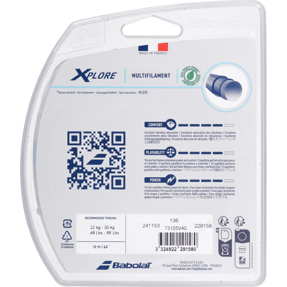 Saitenset Babolat Xplore (12 Meter)
