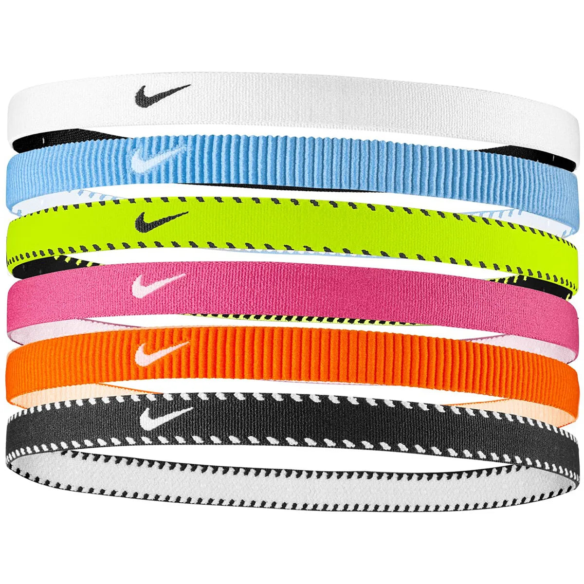 Pack mit 6 Nike Swoosh Sport Gummibändern
