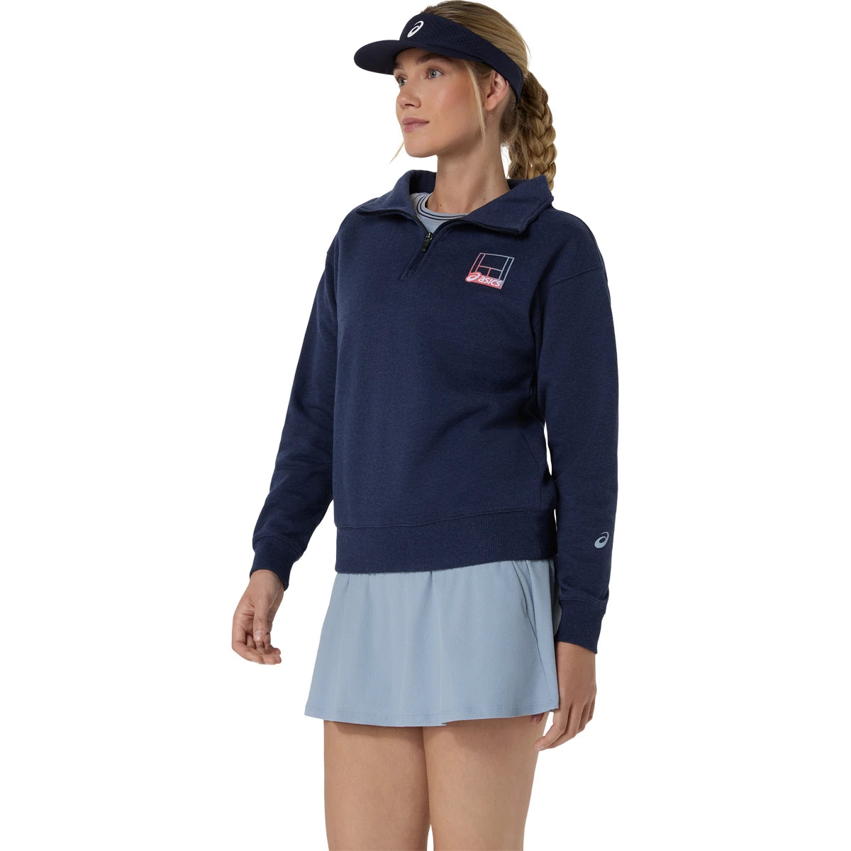 Asics Sweatshirt Damen Nagino 1/4 Zip
