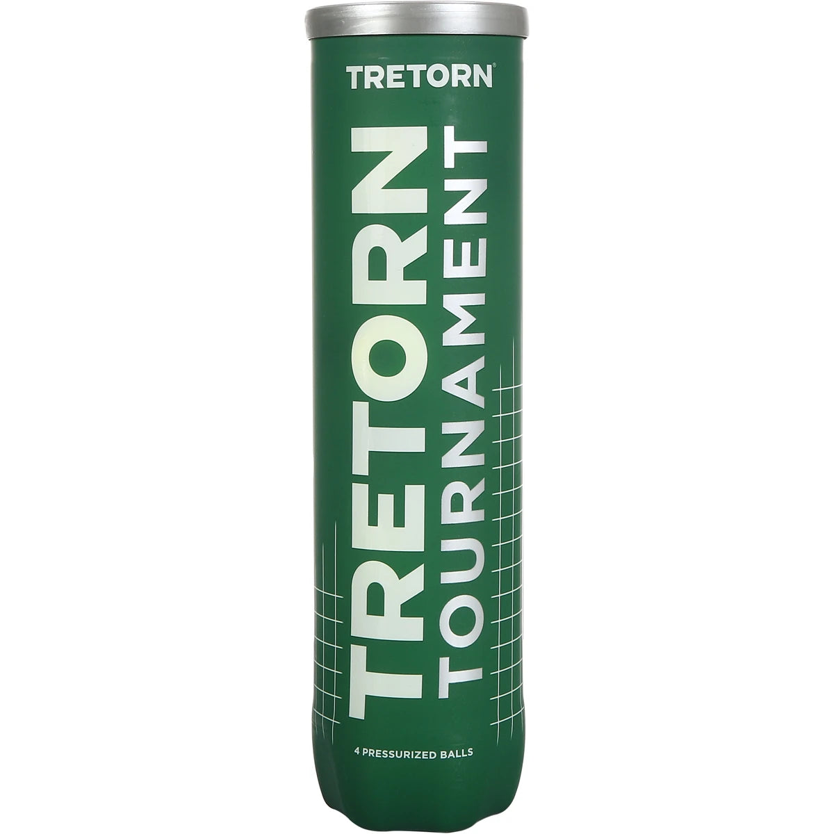 Tube mit 4 Tretorn Tournament Tennisbällen