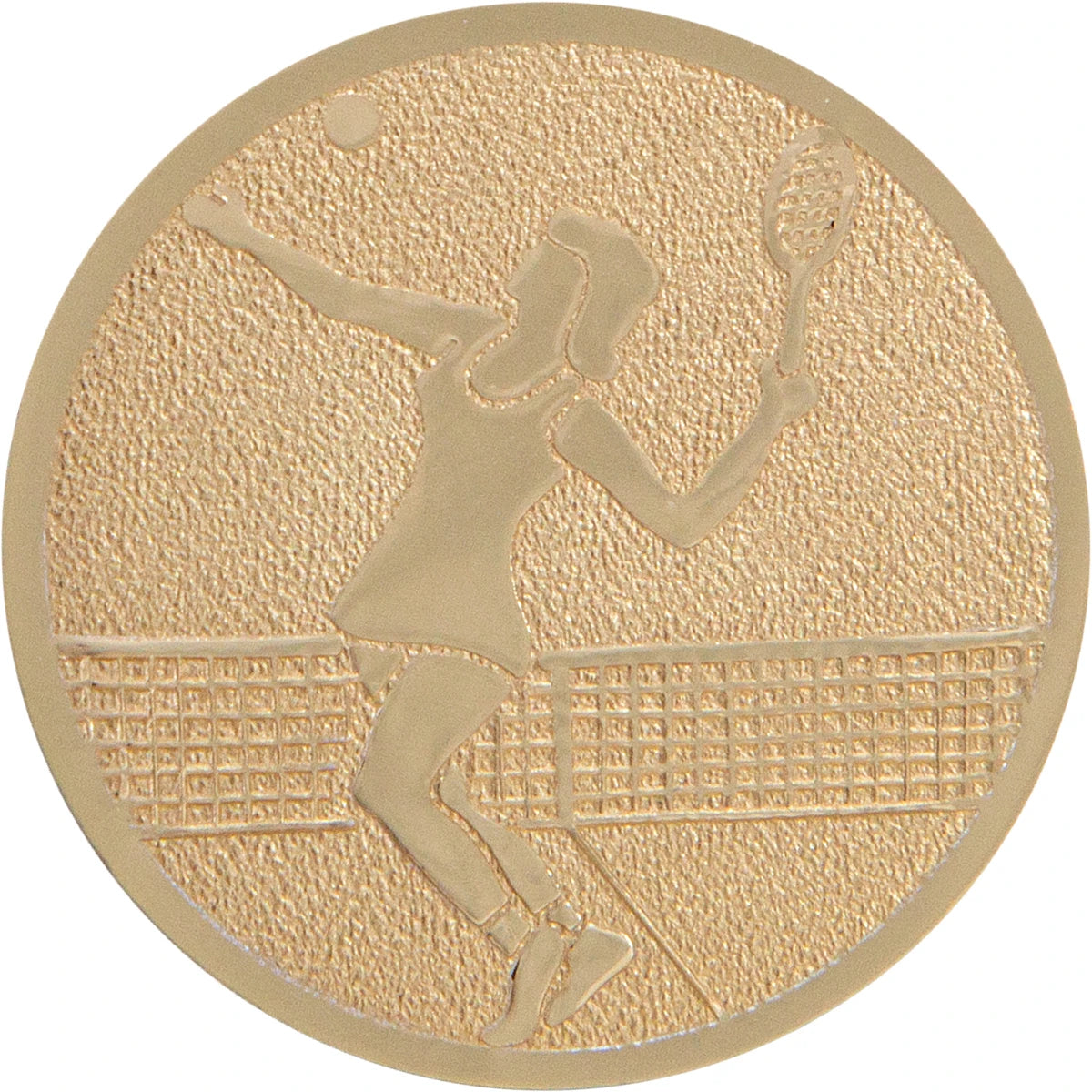 Medaille Tennis Damenplakette (Alu - 25Mm)