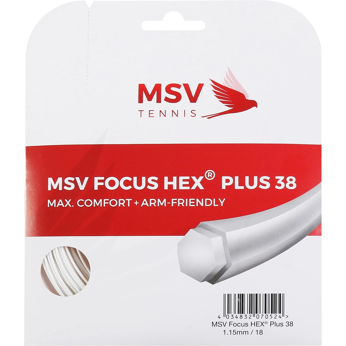 Saitenset Msv Focus Hex Plus 38 (12 Meter)