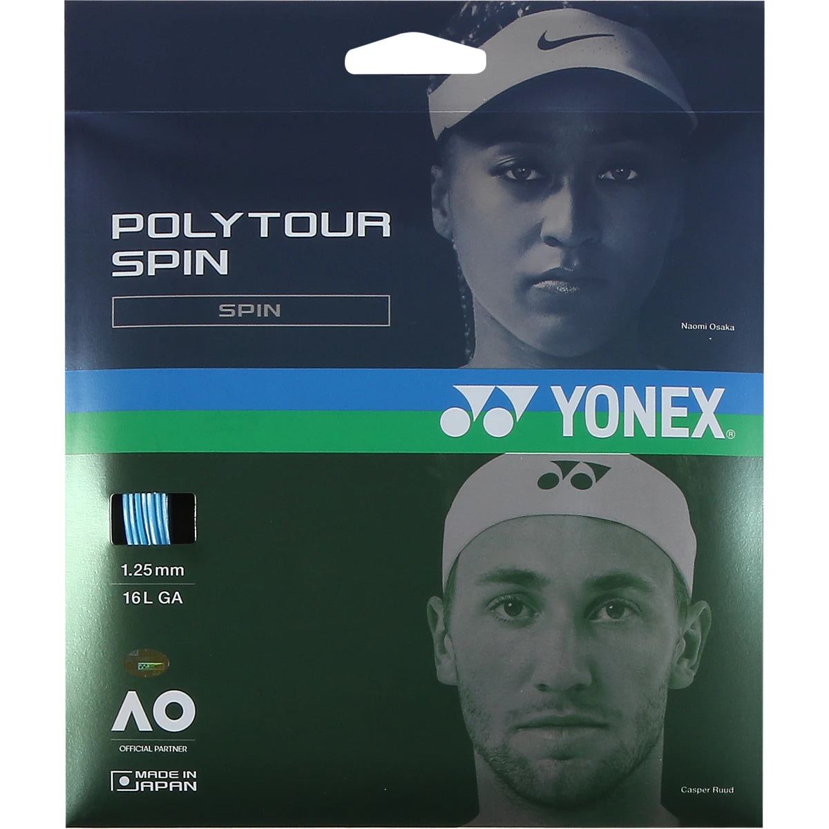Saitenset Yonex Polytour Spin (12 Meter)