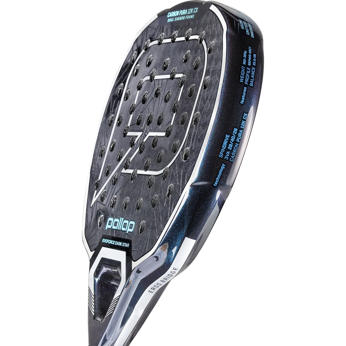 Schläger Test Padel Pallap Evoforce Dark Star