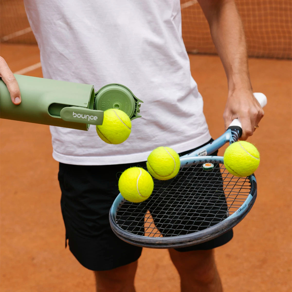 Pressuriseur für Bälle Bounce Filtertch Tennis X4