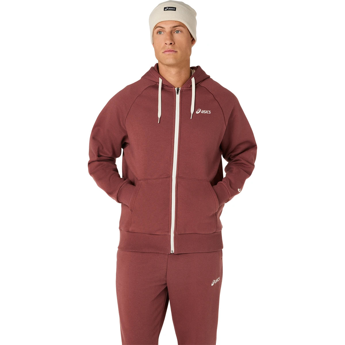 Asics Sweatshirt mit Kapuze Fleece Full Zip