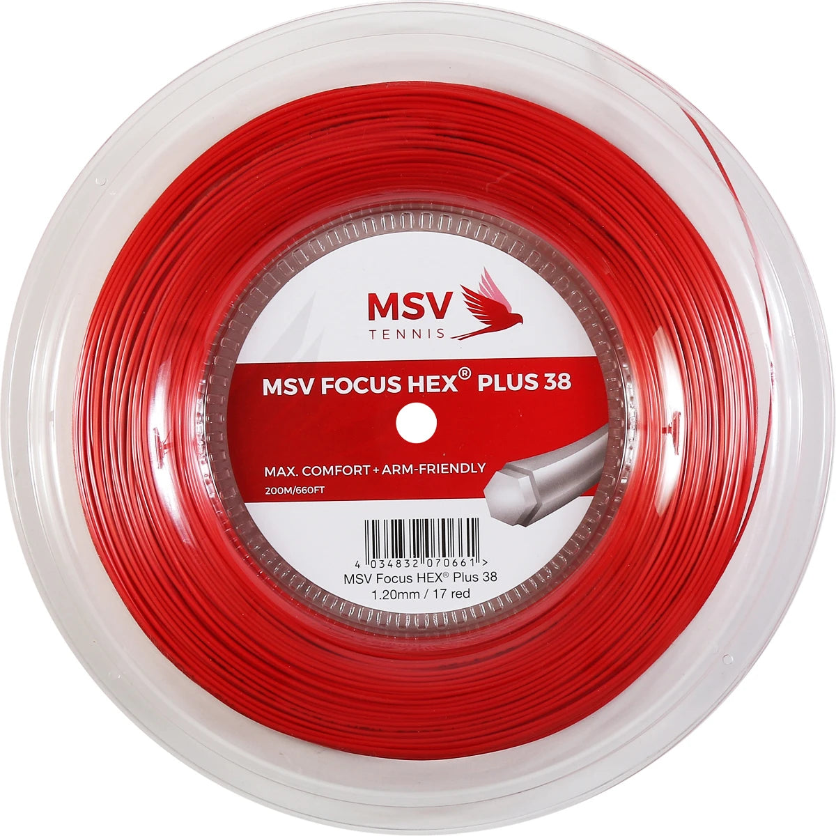 Saitenrolle Msv Focus Hex Plus 38 (200 Meter)