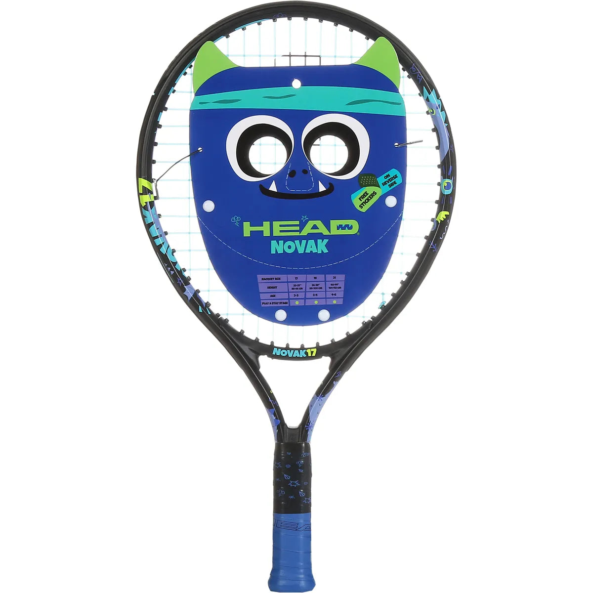 Schläger Head Junior Novak 17