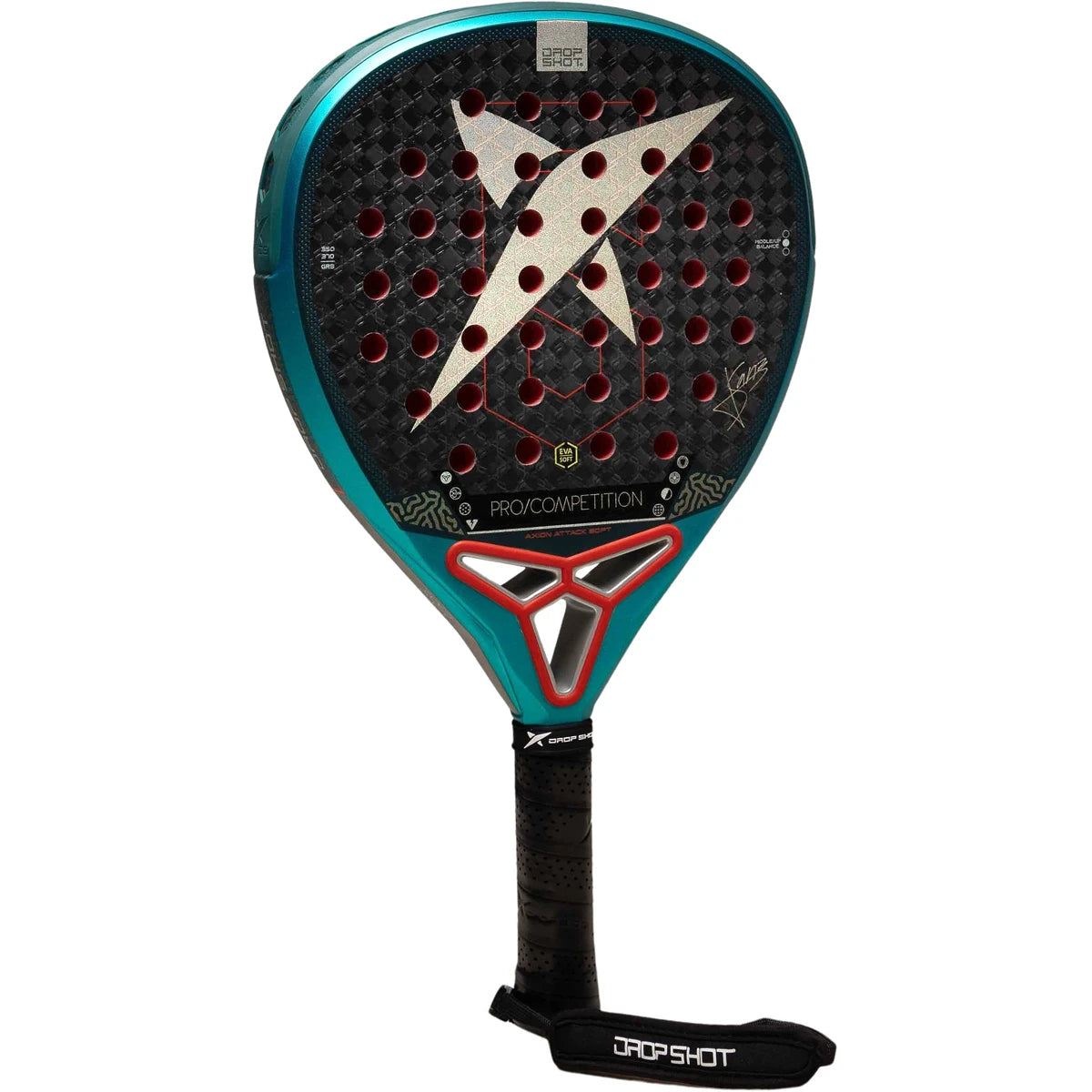 Padelschläger Test Drop Shot Axion Attack Soft