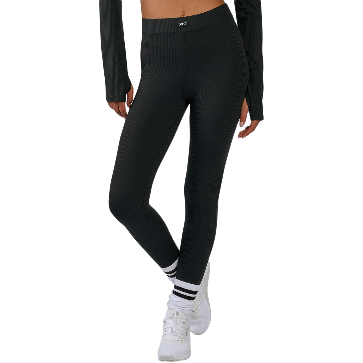 Reebok Damen Legging Rib Steg Tight