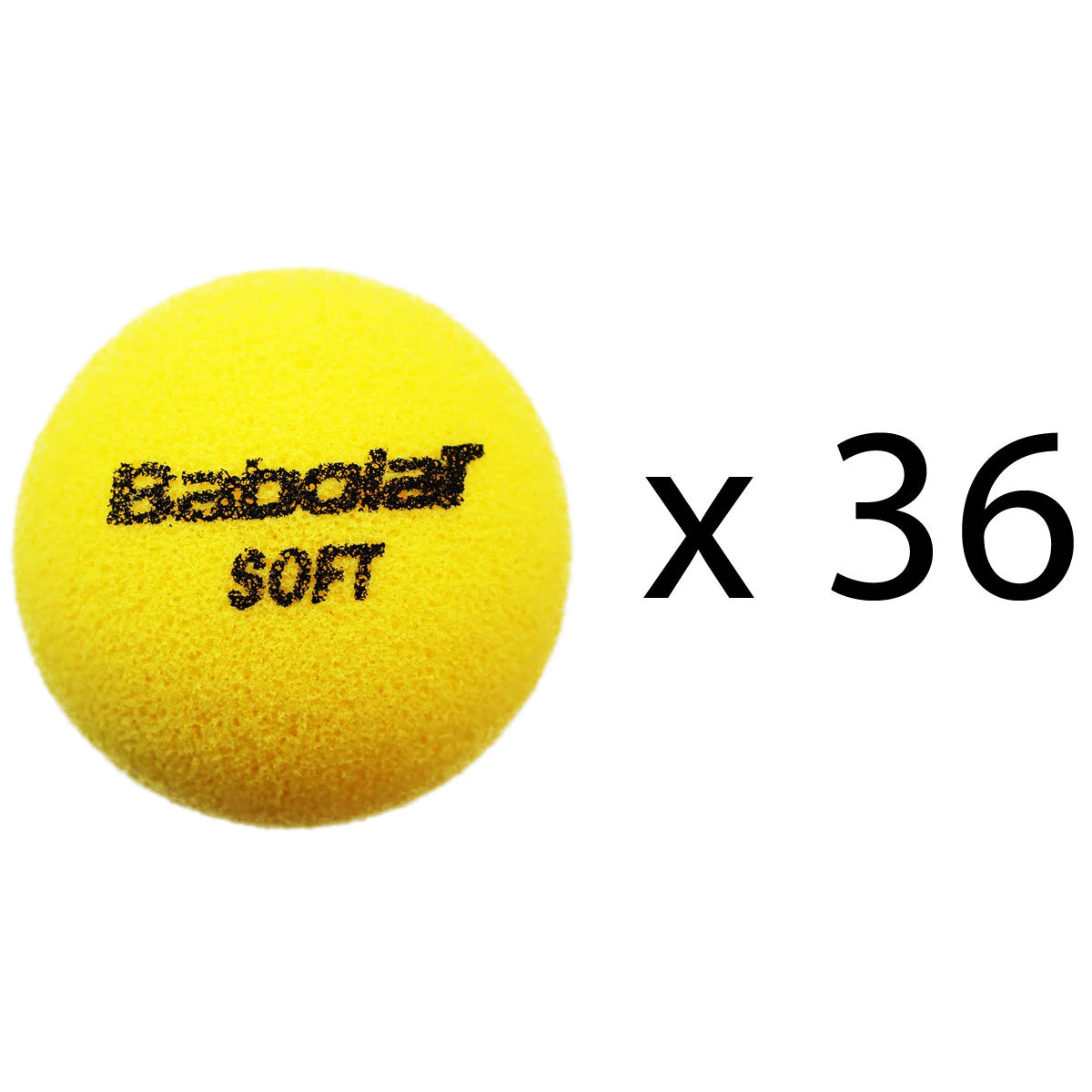 Beutel mit 36 Babolat Soft Foam Tennisbällen