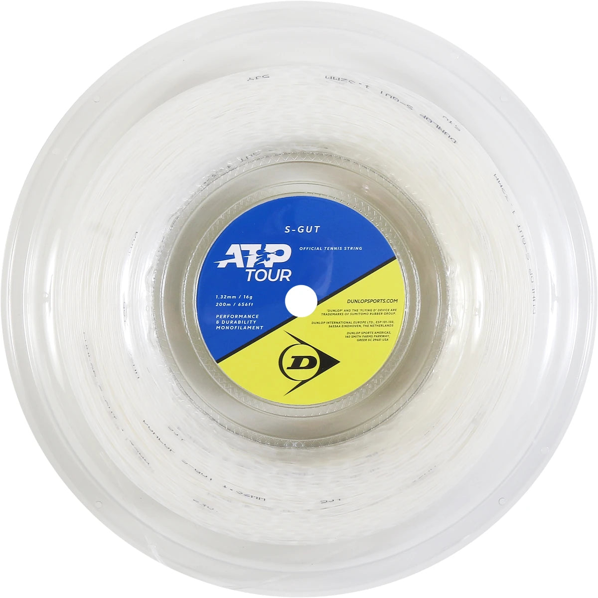 Saitenrolle Dunlop Atp S-Gut (200 Meter)