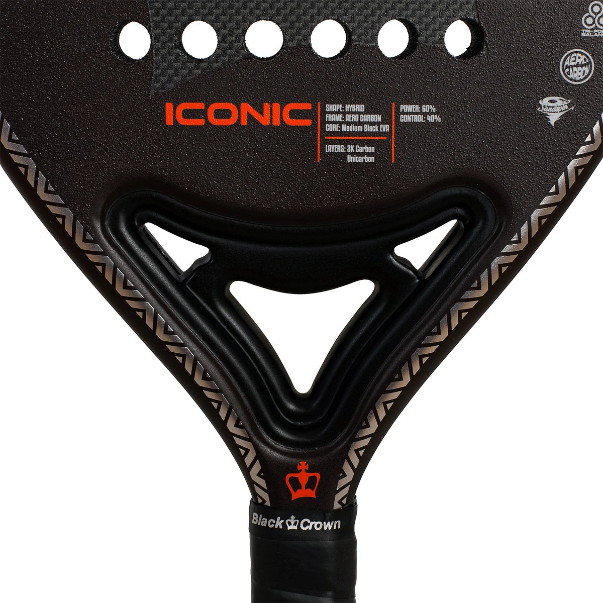 Padelschläger Black Crown Iconic