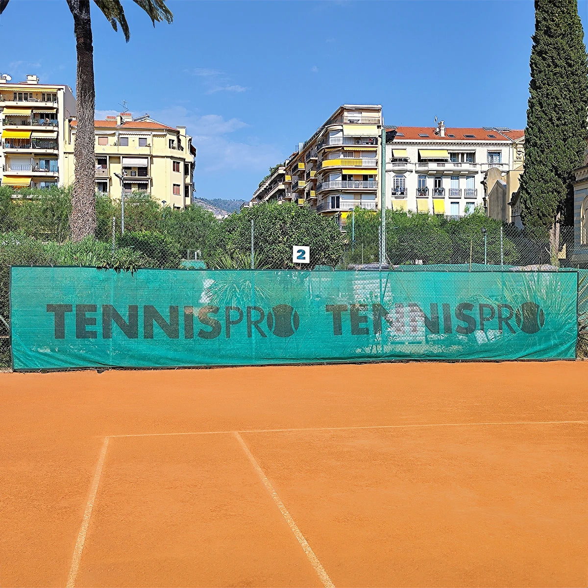 Windschutz Tennispro 12M * 2M