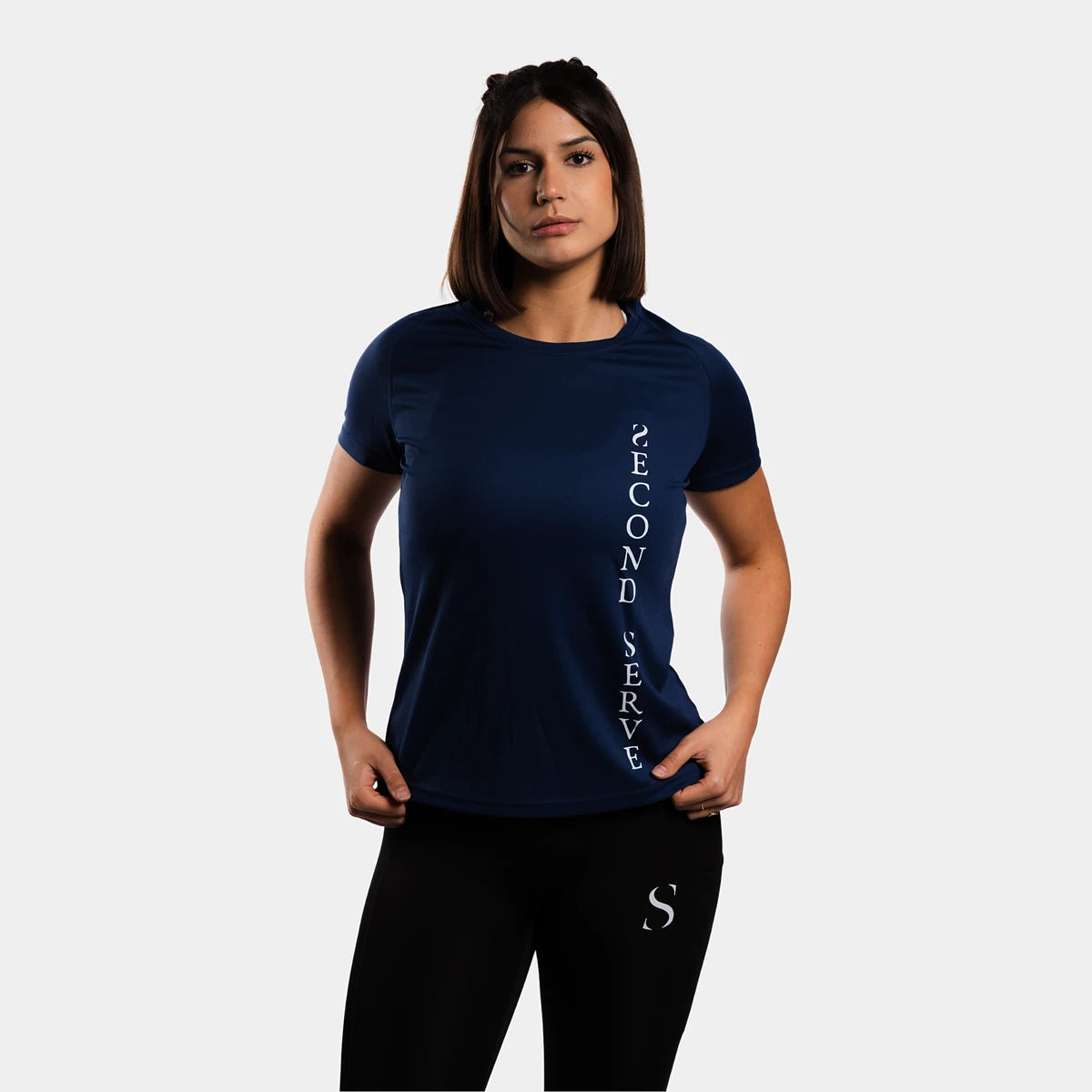 T-Shirt Second Serve Damen Open Court