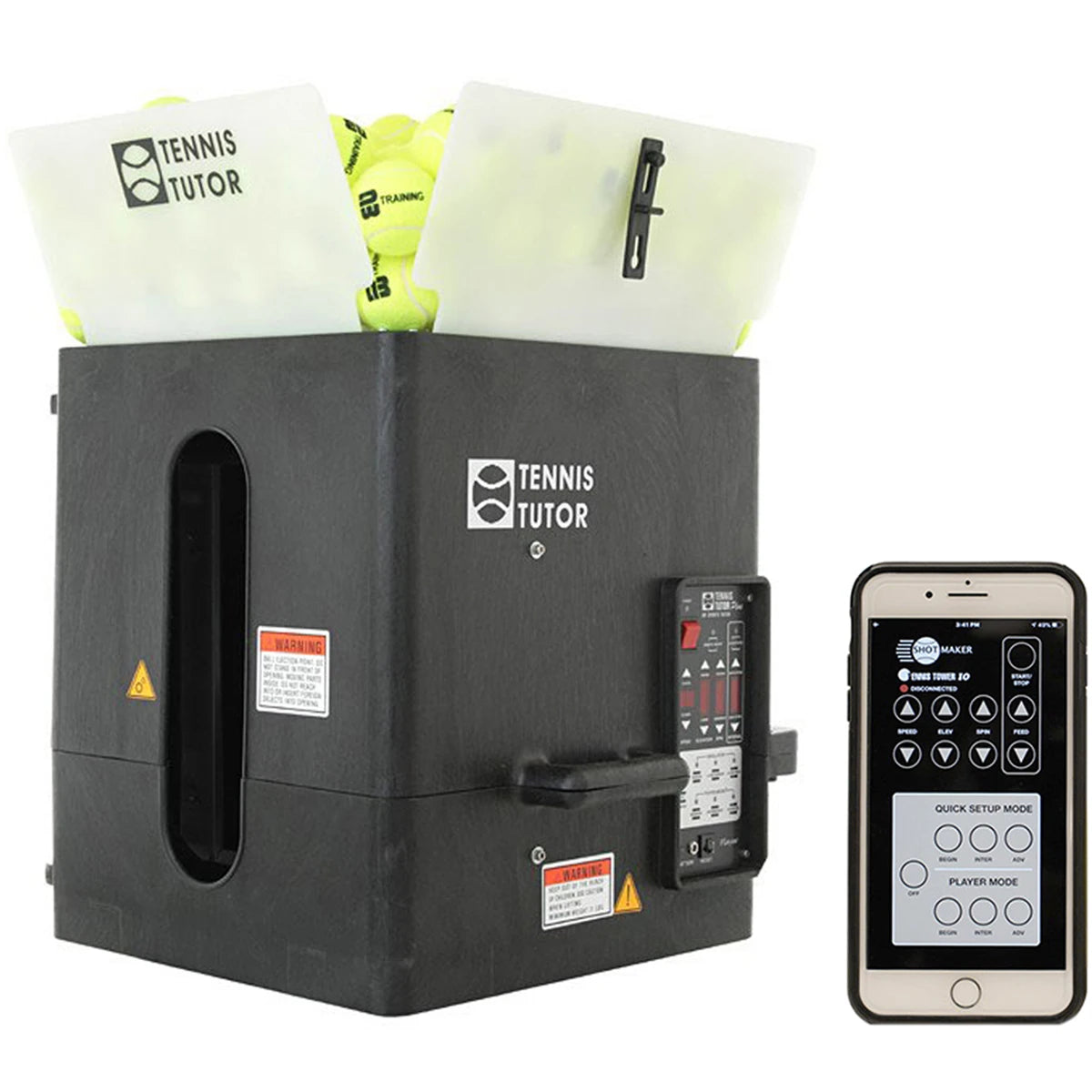 Lance-Balles Tutor Plus Player auf Batterie-Tele Mobile