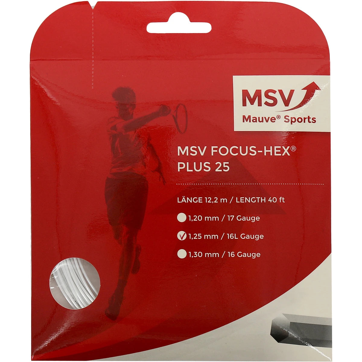 Saitenset Msv Focus Hex Plus 25 (12 Meter)