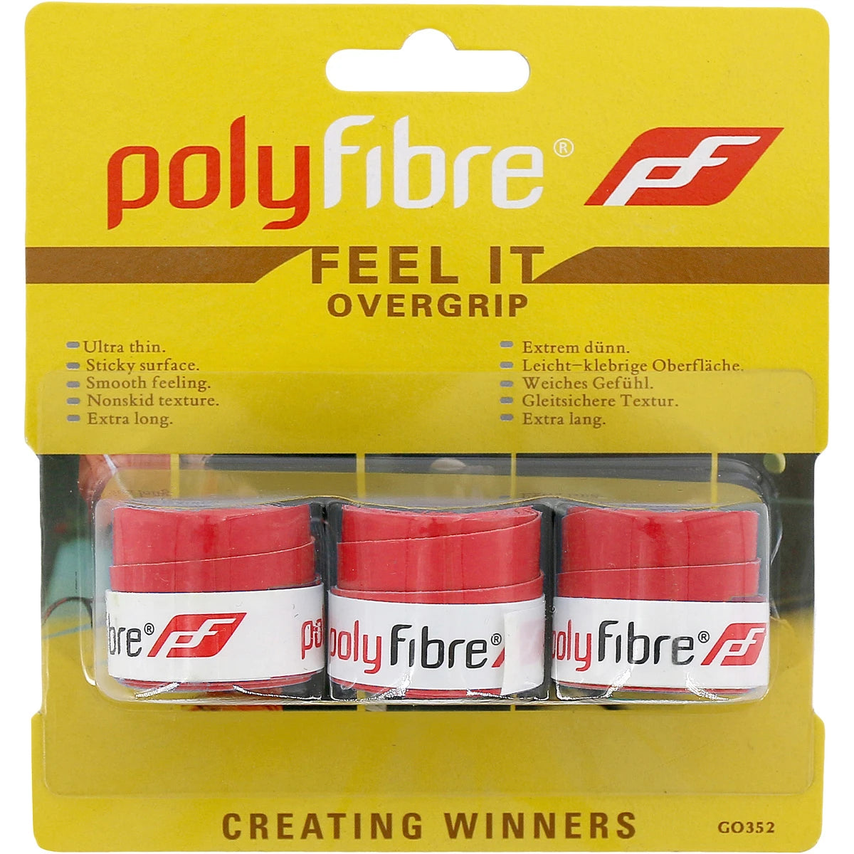 Overgrips Polyfibre Feel It X3