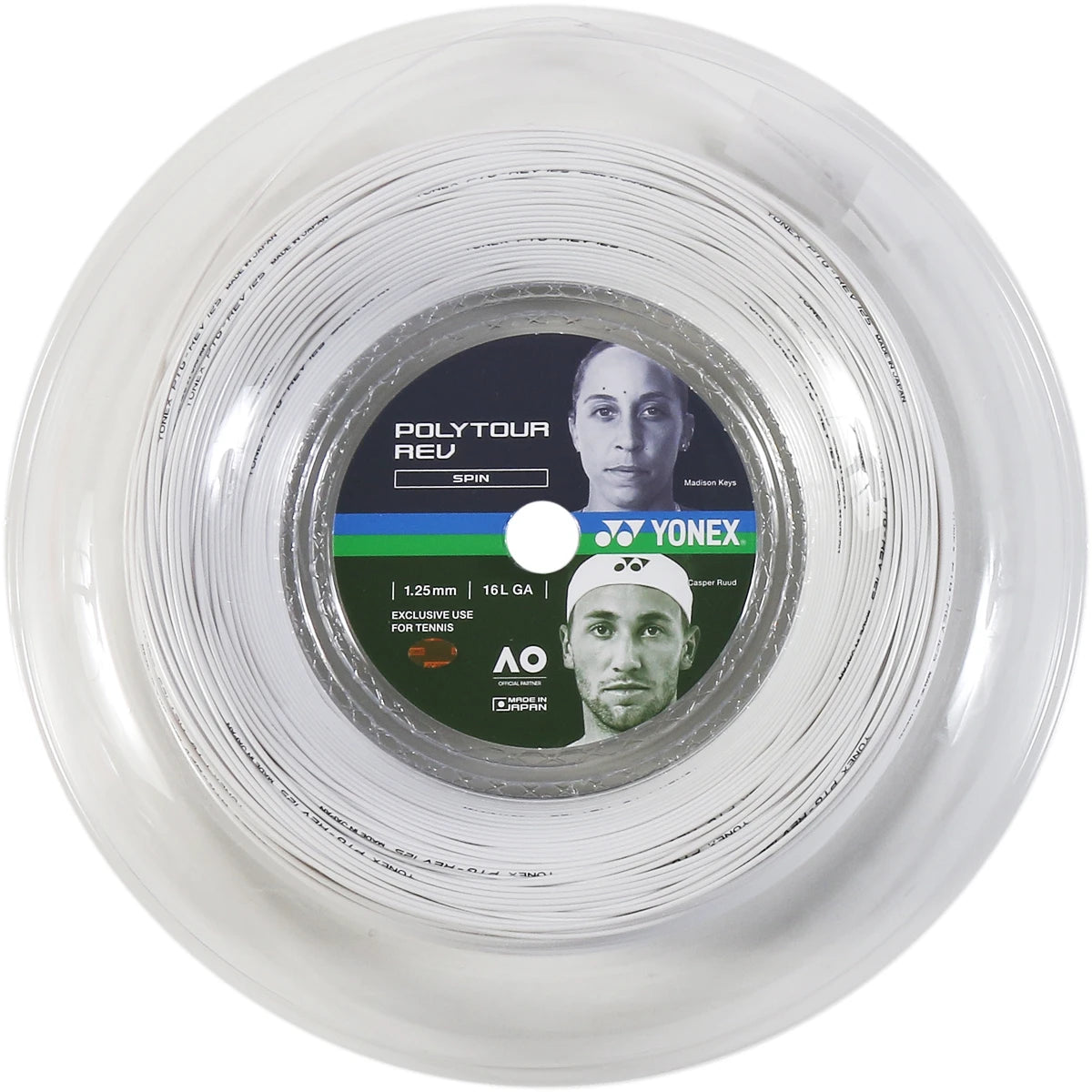 Saitenrolle Yonex Polytour Rev (200 Meter)