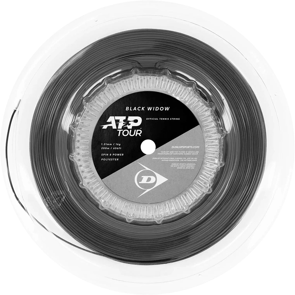 Saitenrolle Dunlop Black Widow (200 Meter)
