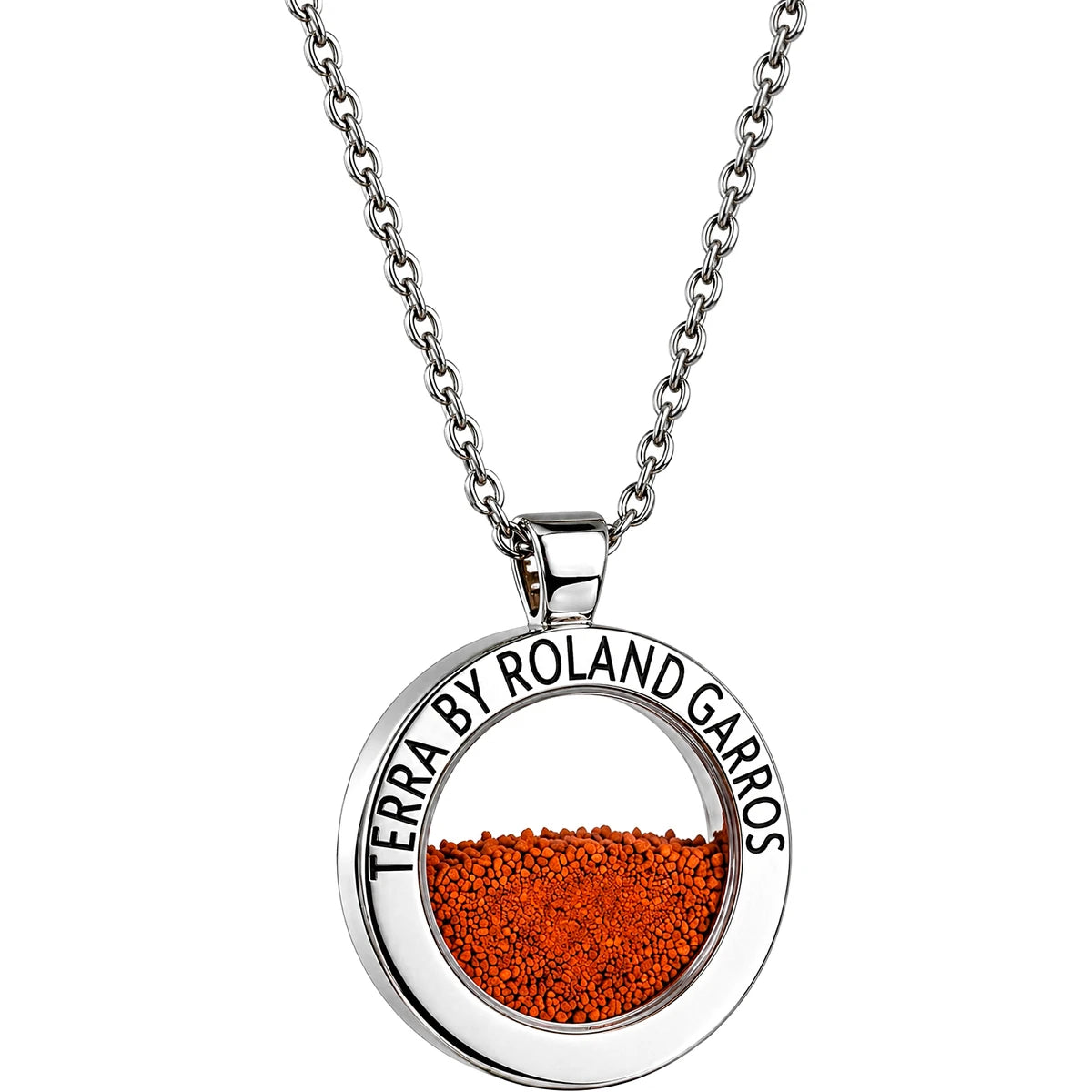 COLLIER ET MEDAILLE TERRA ACCESS ACIER BRILLANT SANS PIERRE PETIT MODELE