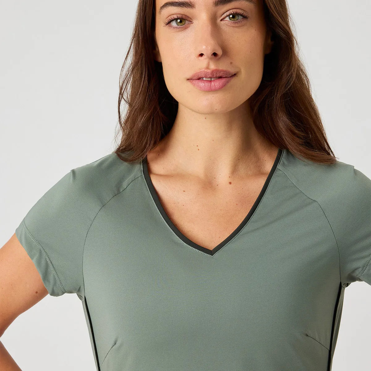 T-Shirt Bjorn Borg Damen Tennis Ace V-Ausschnitt