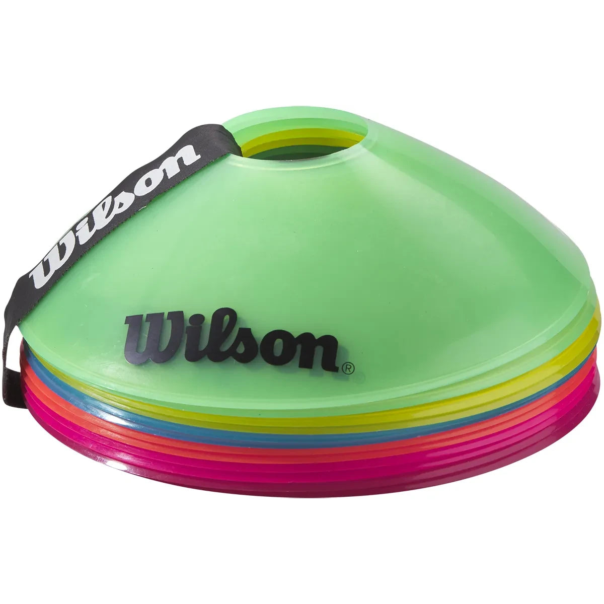 Pack mit 12 Wilson Trainingskegeln