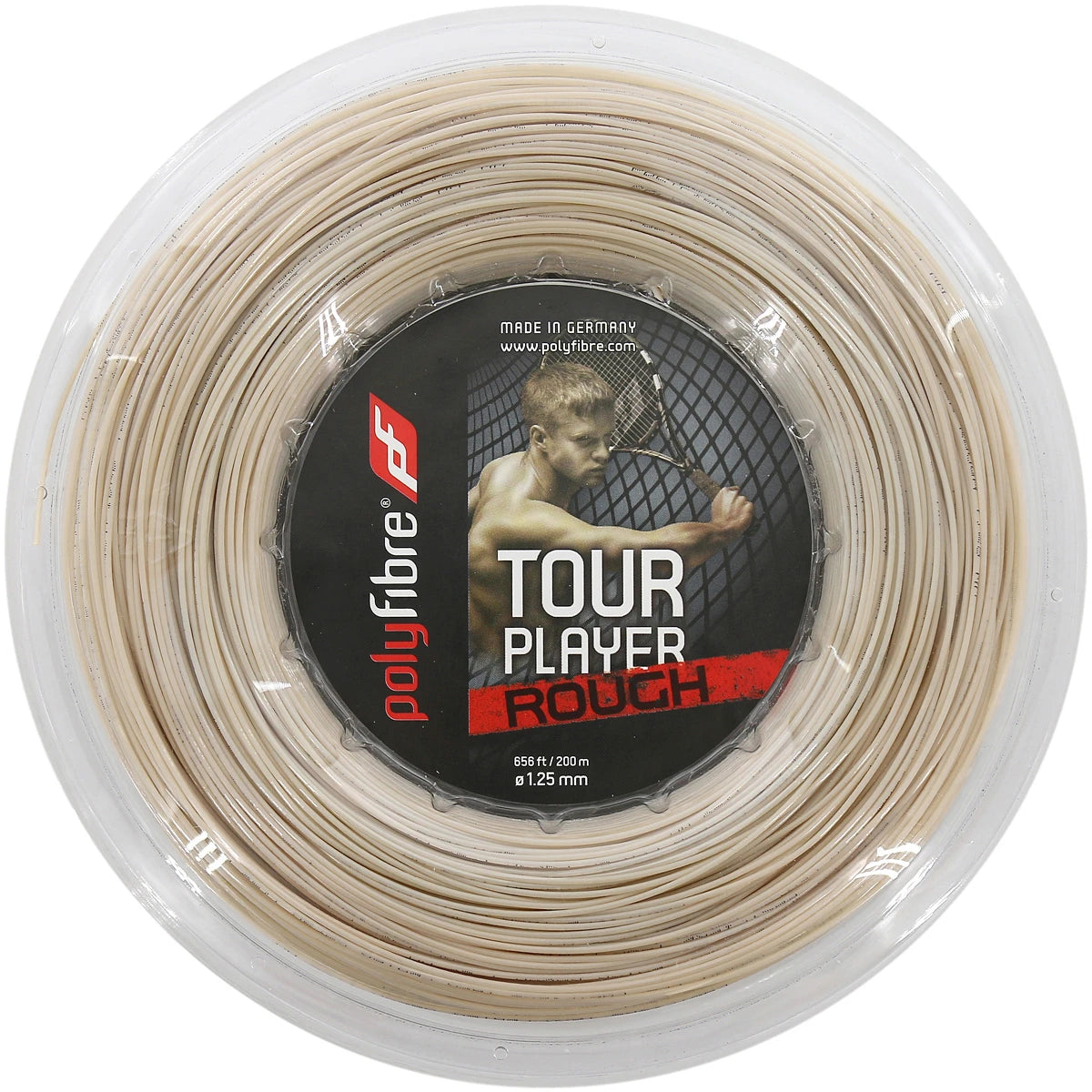 Saitenrolle Polyfibre Tour Player Rough (200 Meter)