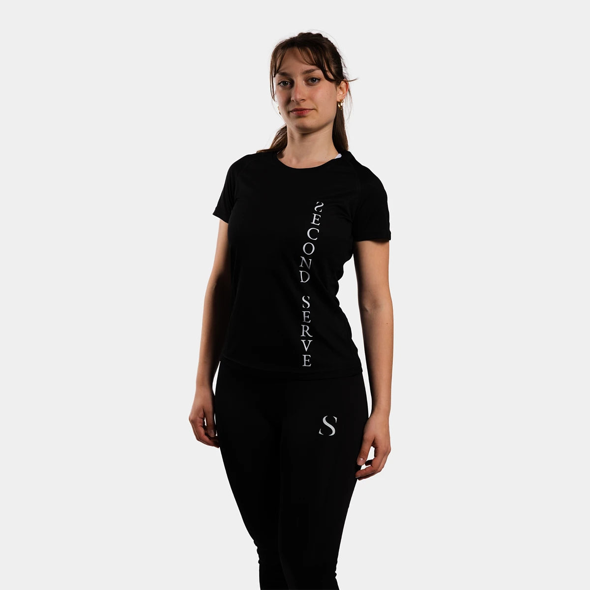 T-Shirt Second Serve Damen Open Court