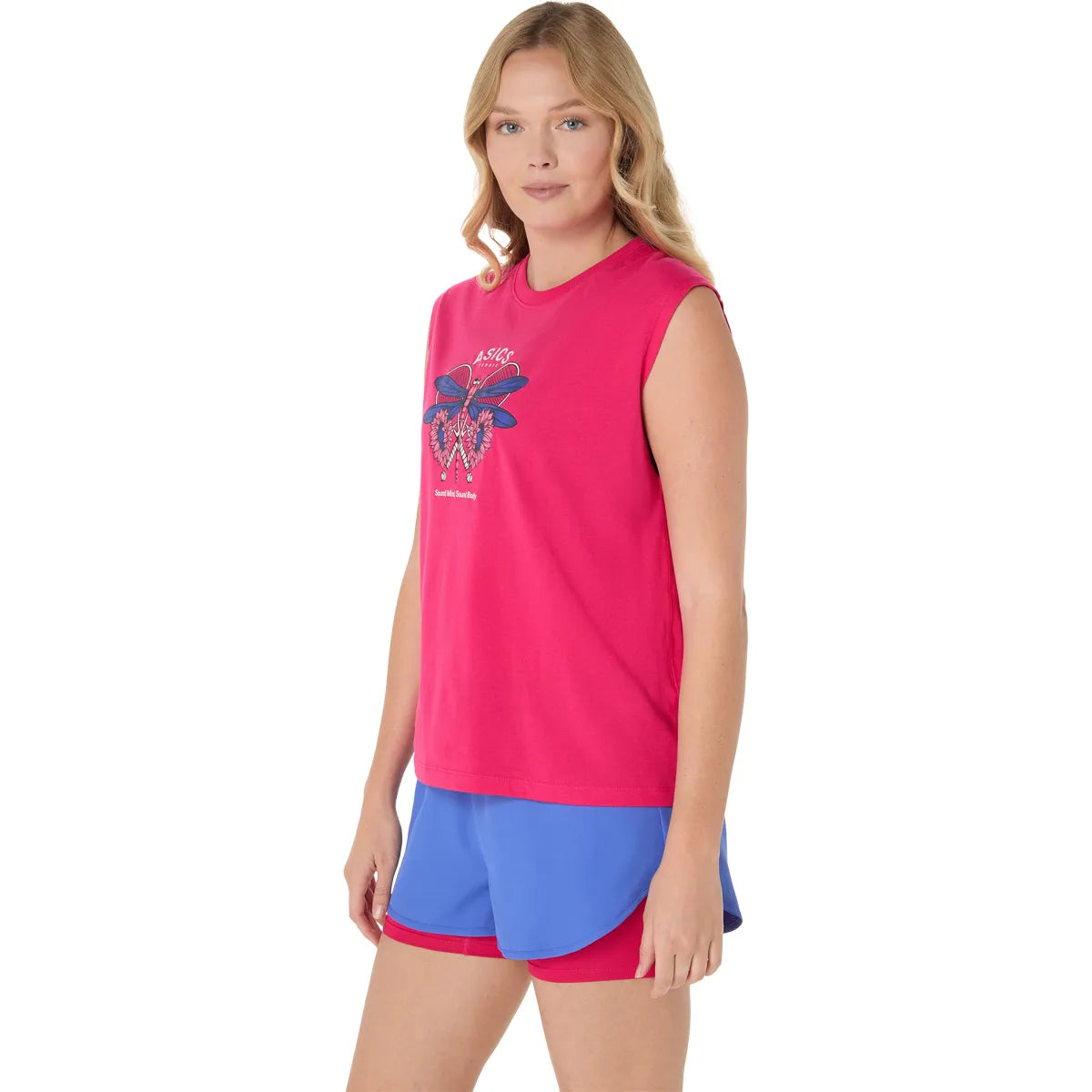 Asics Damen T-Shirt Game Seasonal Graphic