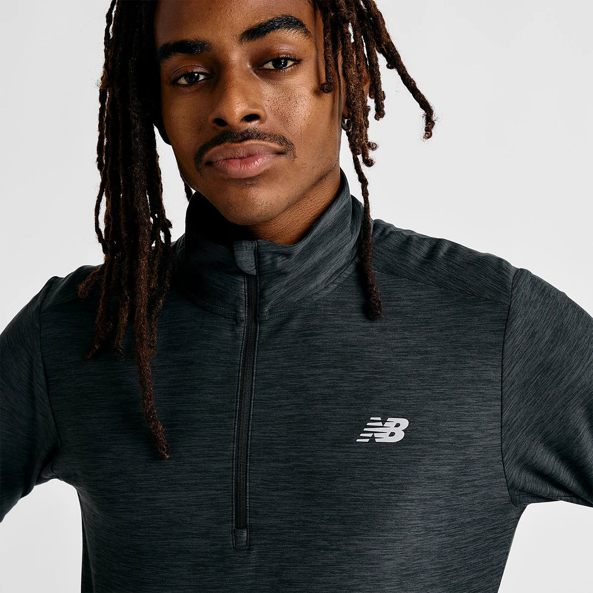 Langarm-T-Shirt New Balance 1/4 Zip Sport Essentials