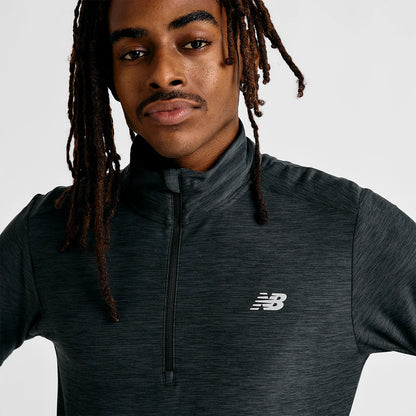 Langarm-T-Shirt New Balance 1/4 Zip Sport Essentials