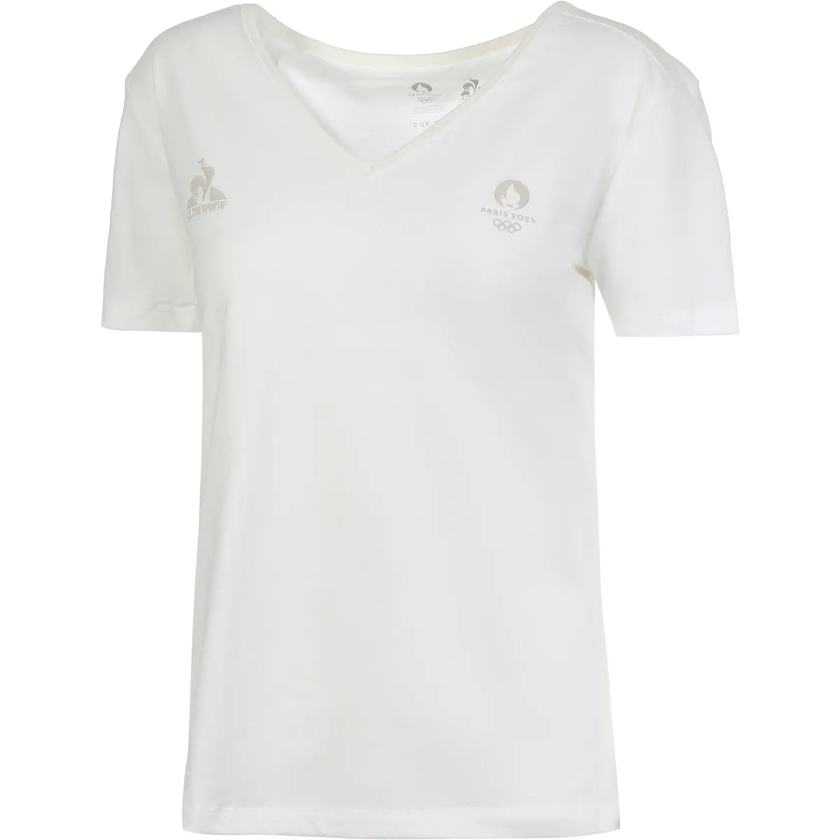 T-Shirt Le Coq Sportif V-Ausschnitt Paris 2024 Essentiel