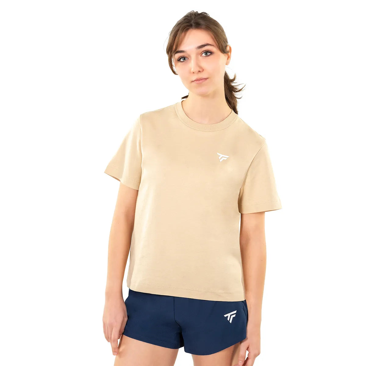 T-Shirt Tecnifibre Damen Graphic Sand