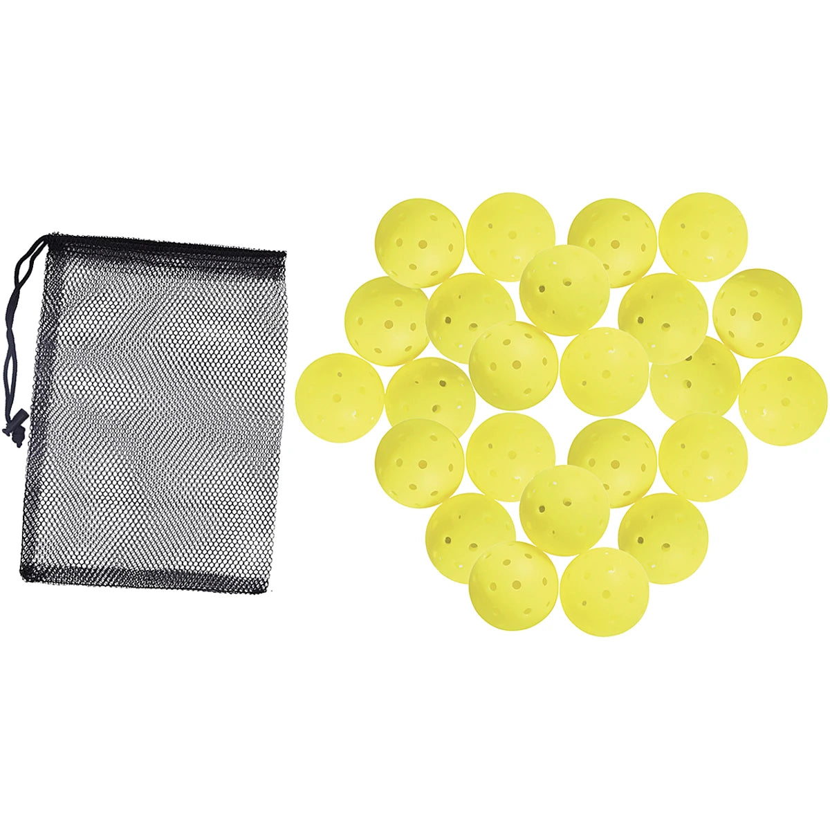 Pack 24 Pickleball-Bälle Outdoor