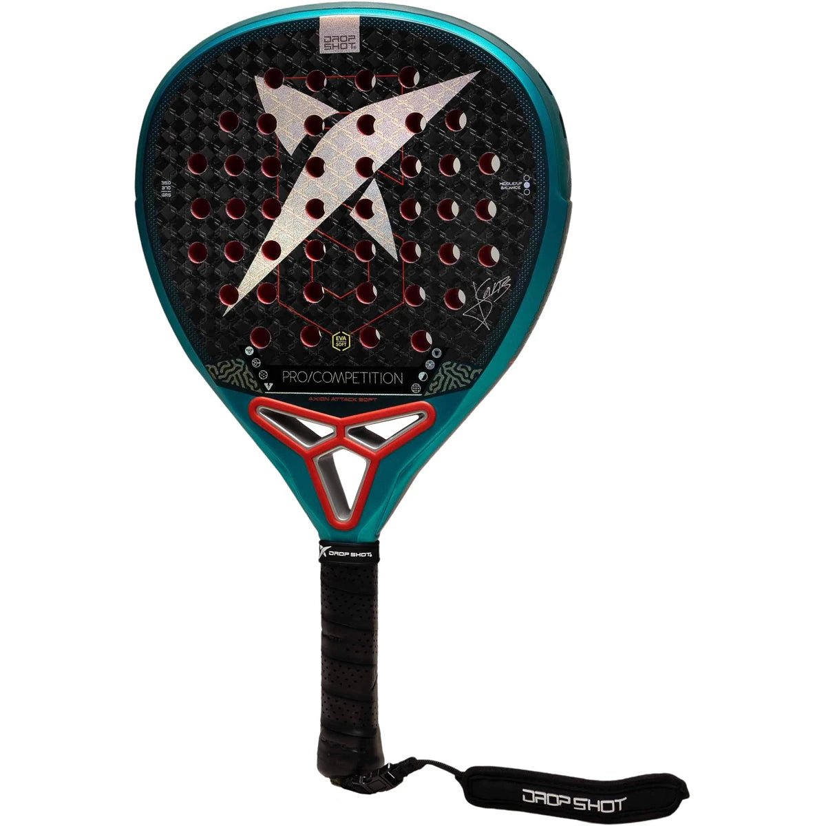 Padelschläger Test Drop Shot Axion Attack Soft