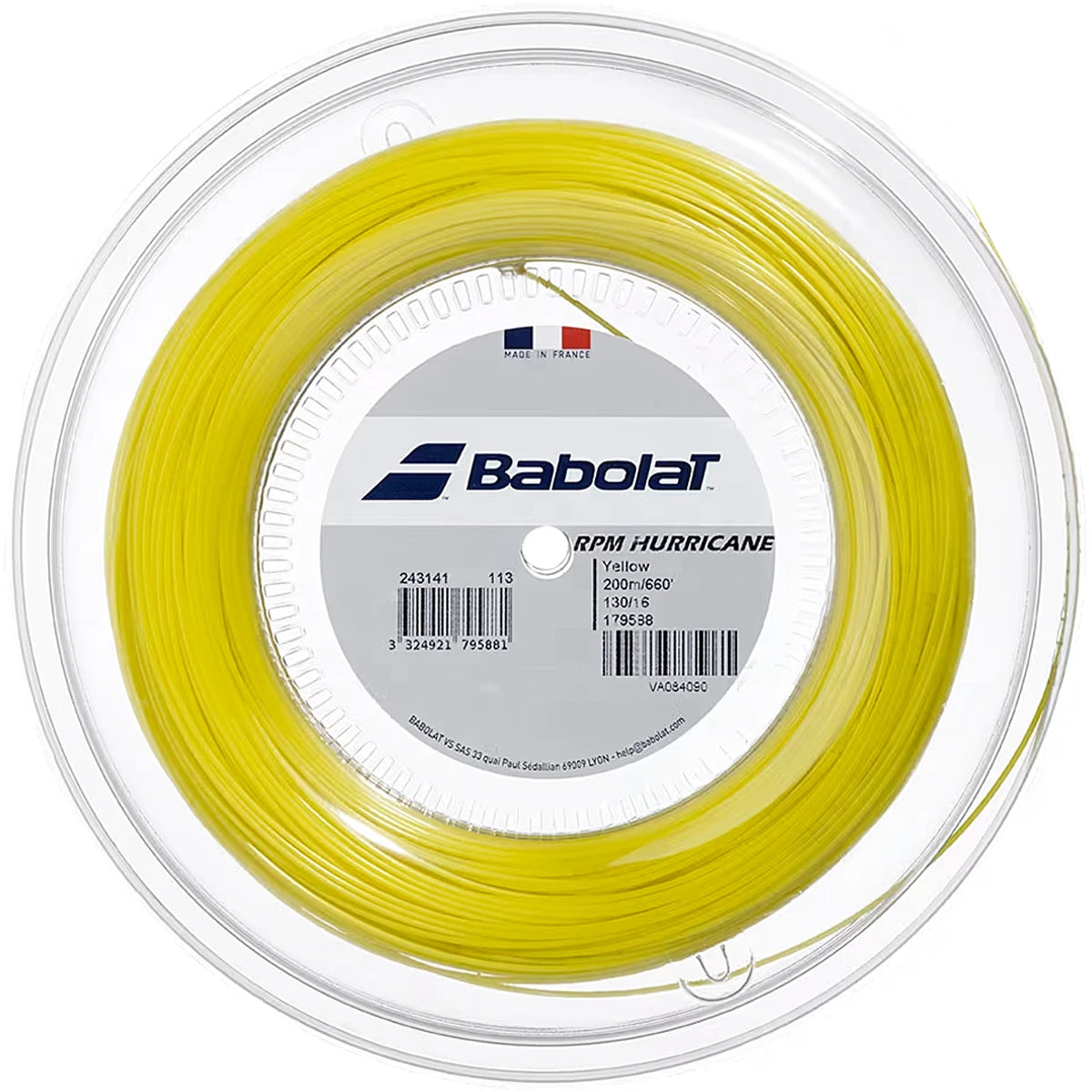 Saitenrolle Babolat Rpm Hurricane (200 Meter) (Ex Pro Hurricane Tour)