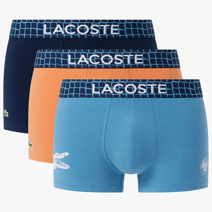 3er-Pack Lacoste Roland Garros Boxershorts