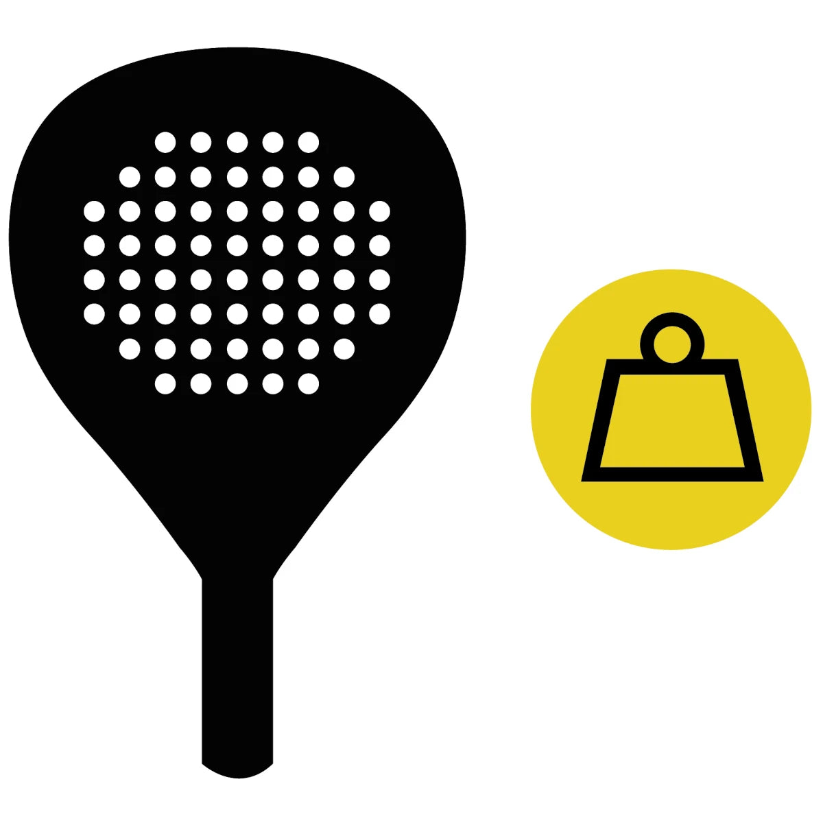 Option Maße Spec 5 Padelschläger