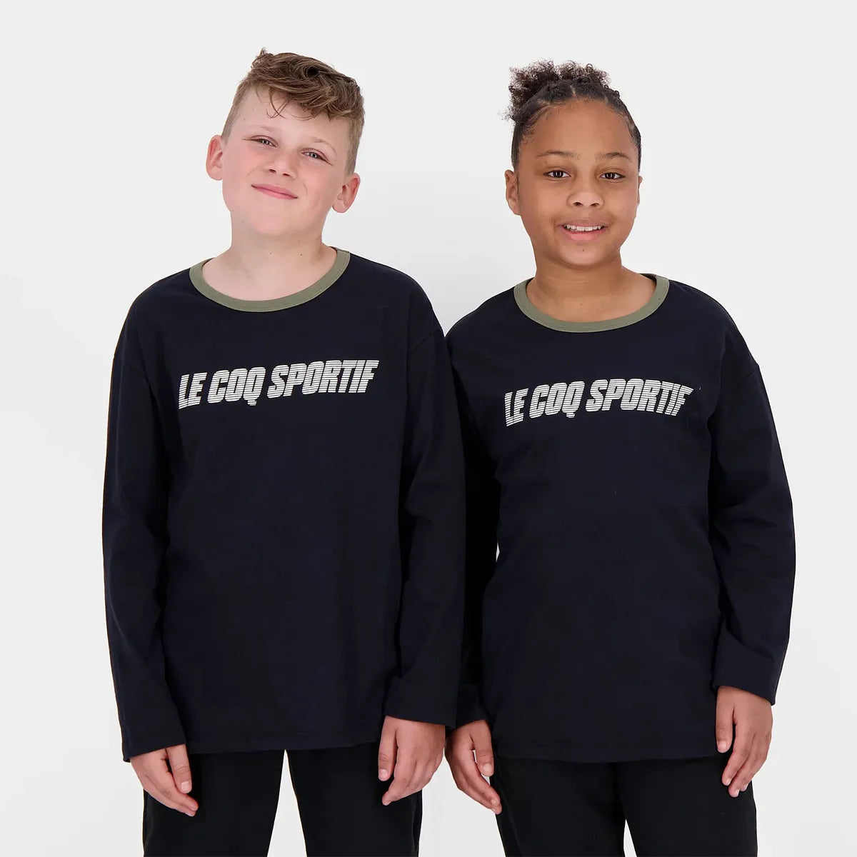 T-Shirt Le Coq Sportif Junior Langarm Grafik