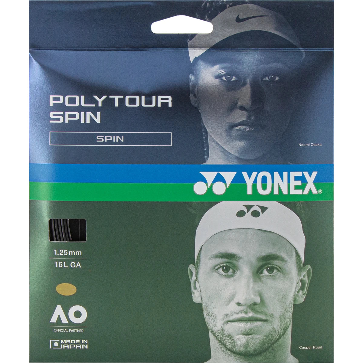 Saitenset Yonex Polytour Spin (12 Meter)