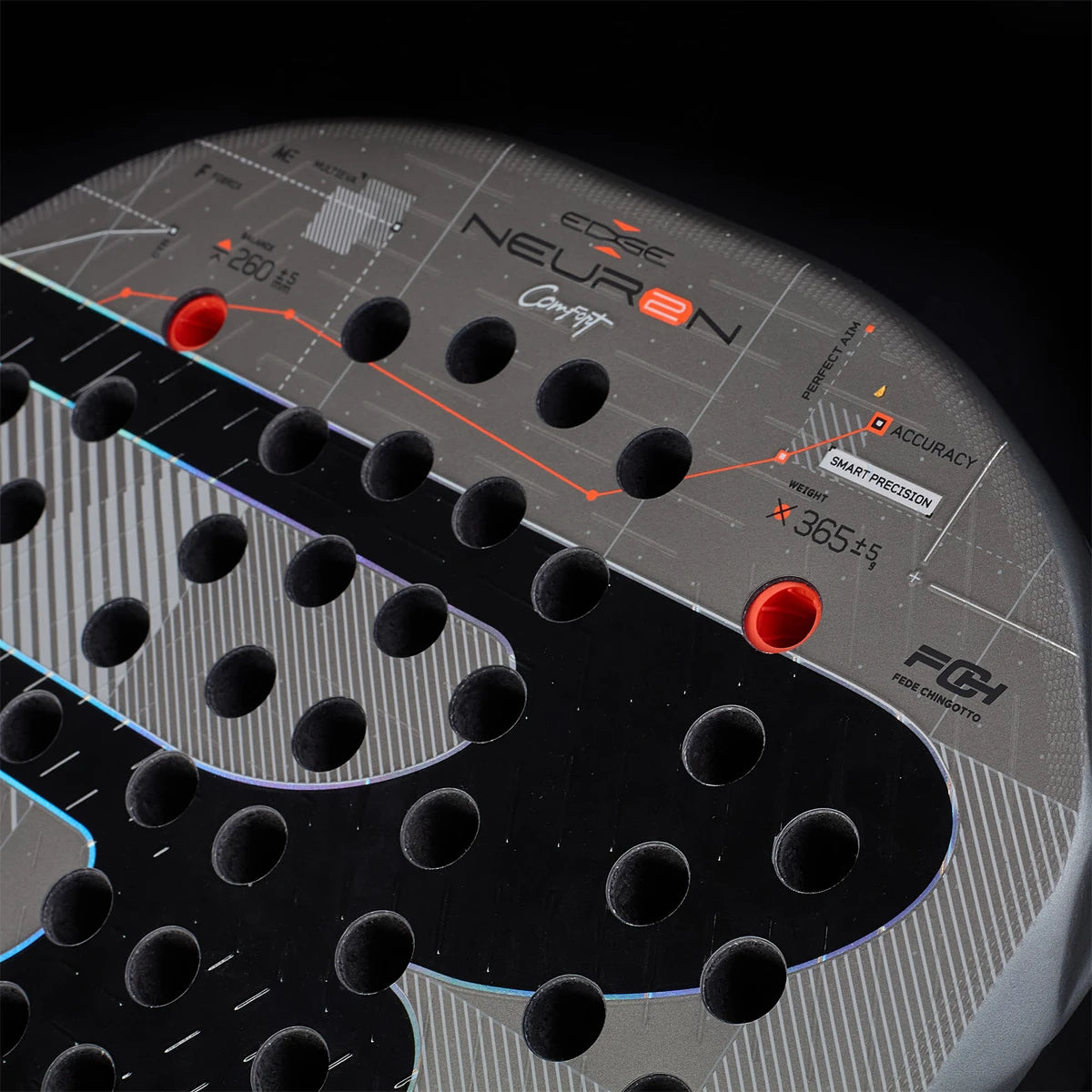 Padelschläger Bullpadel Neuron 02 Edge Comfort 27