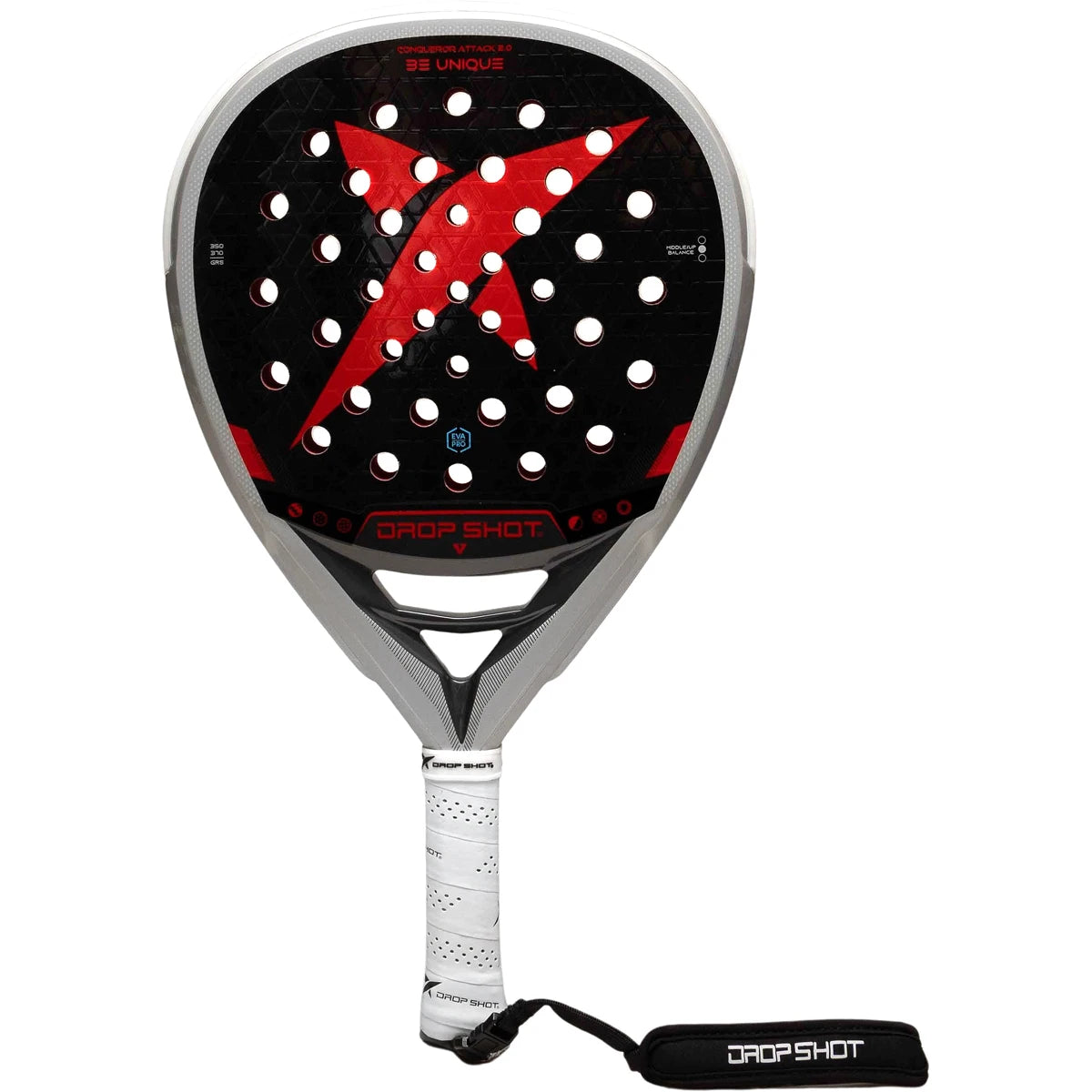 Padelschläger Test Drop Shot Conqueror Attack 2.0